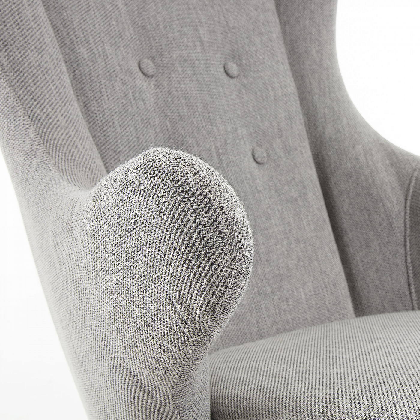 057733 Кресло-качалка Tresser серое La Forma Meryl  - Вид №2