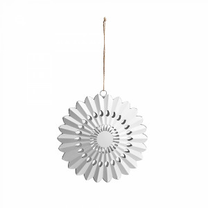 064826 Декоративный подвес Coast 13 см белый La Forma Berthile