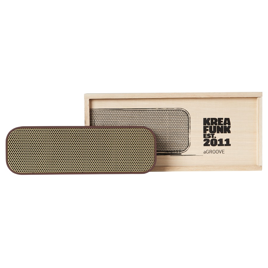 Колонка беспроводная aGROOVE бордовая KREAFUNK KFDZ57 - Вид №6