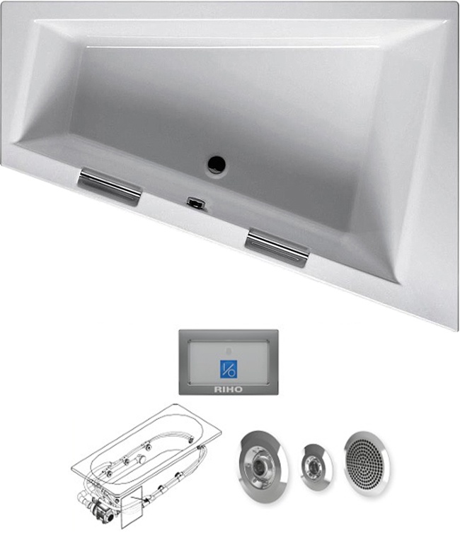 BA9000500000000_top1 Гидромассажная ванна Riho Doppio Santreyd - Вид №2