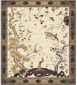 Tapis Rouge Прямоугольный коврик ручной работы Chinoiserie Tr1437