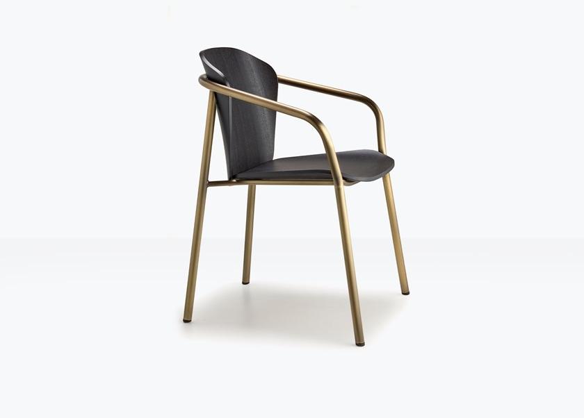 SCAB DESIGN Кресло из стали и дерева с подлокотниками Finn sun-id-1488684 - Вид №8