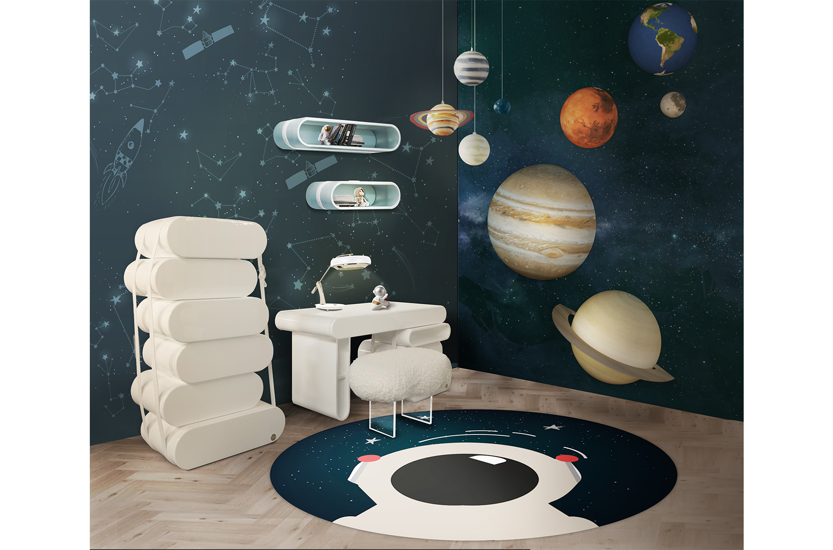 CIST635 Полки в детскую Облако Маленькое Circu  - Вид №12