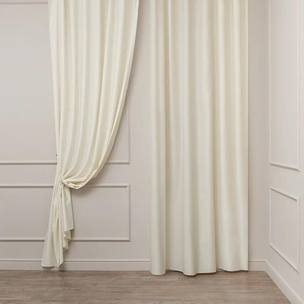 Ткань 1 м/п Fodera сатен 300 см цвет ваниль TEX REPUBLIC STLM-2205372 - Вид №3