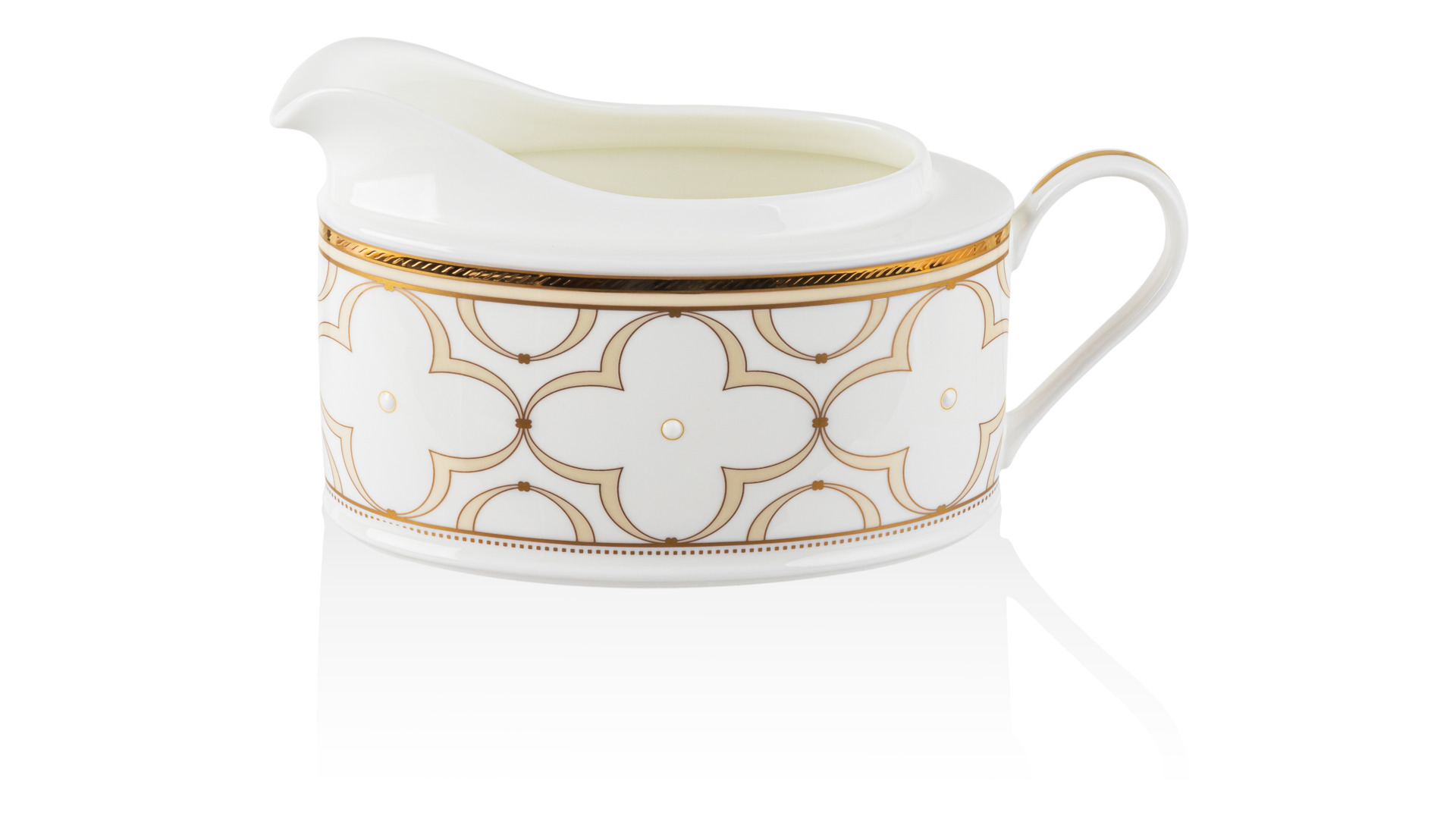 10657438 Noritake Сервиз столовый Noritake Трефолио,золотой кант на 6 персон 26 предметов, фарфор Фарфор костяной  - Вид №2