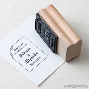 W424.1 Прямоугольный штамм с ветронной рамой «спасибо за присоединение к нам» Dekoraniaevents Bodas