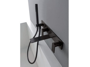 Смеситель для ванны из нержавеющей стали с ручным душем