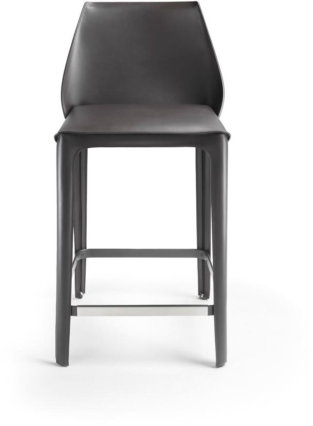 Flexform Высокий кожаный табурет со спинкой Isabel sun-id-1361467 - Вид №1