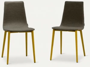 MOBLIBERICA Стул из мягкой ткани Salt