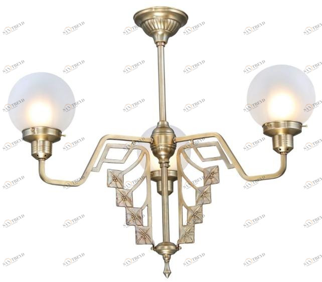 Patinas Lighting Регулируемая люстра из латуни Linz sun-id-1441766