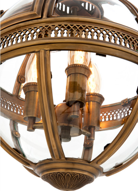 Подвесной светильник 106732 от Eichholtz EICHHOLTZ ДИЗАЙНЕРСКИЕ 242949 Латунь  - Вид №3