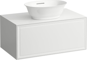 H4060110856271 Шкафчик 800, 1 ящик, с отверстием в центре, совместим с раковиной-чашей 812850, 812851, 812852, 812853 LAUFEN PRO