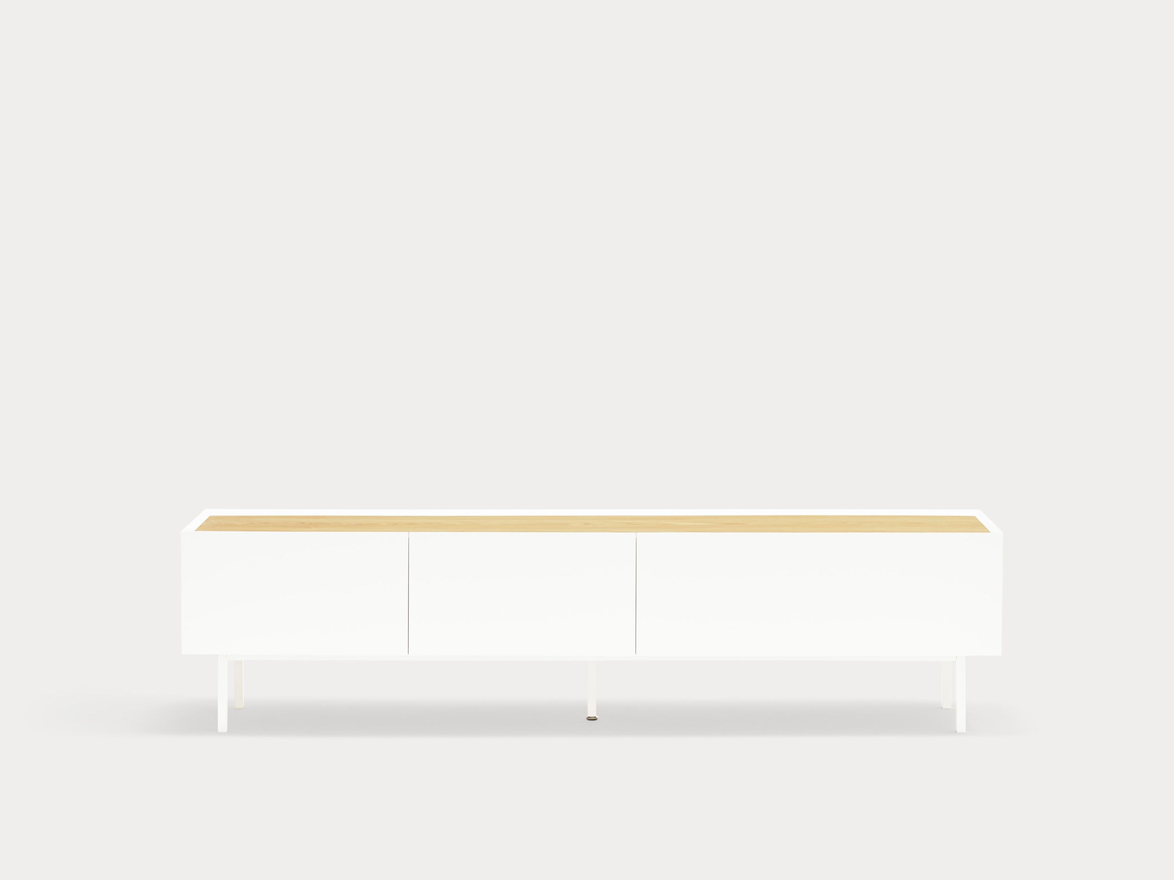 Шкаф для телевизора из шпона с распашными дверцами и ящиками TEULAT Arista ARCH-00021520 - Вид №11