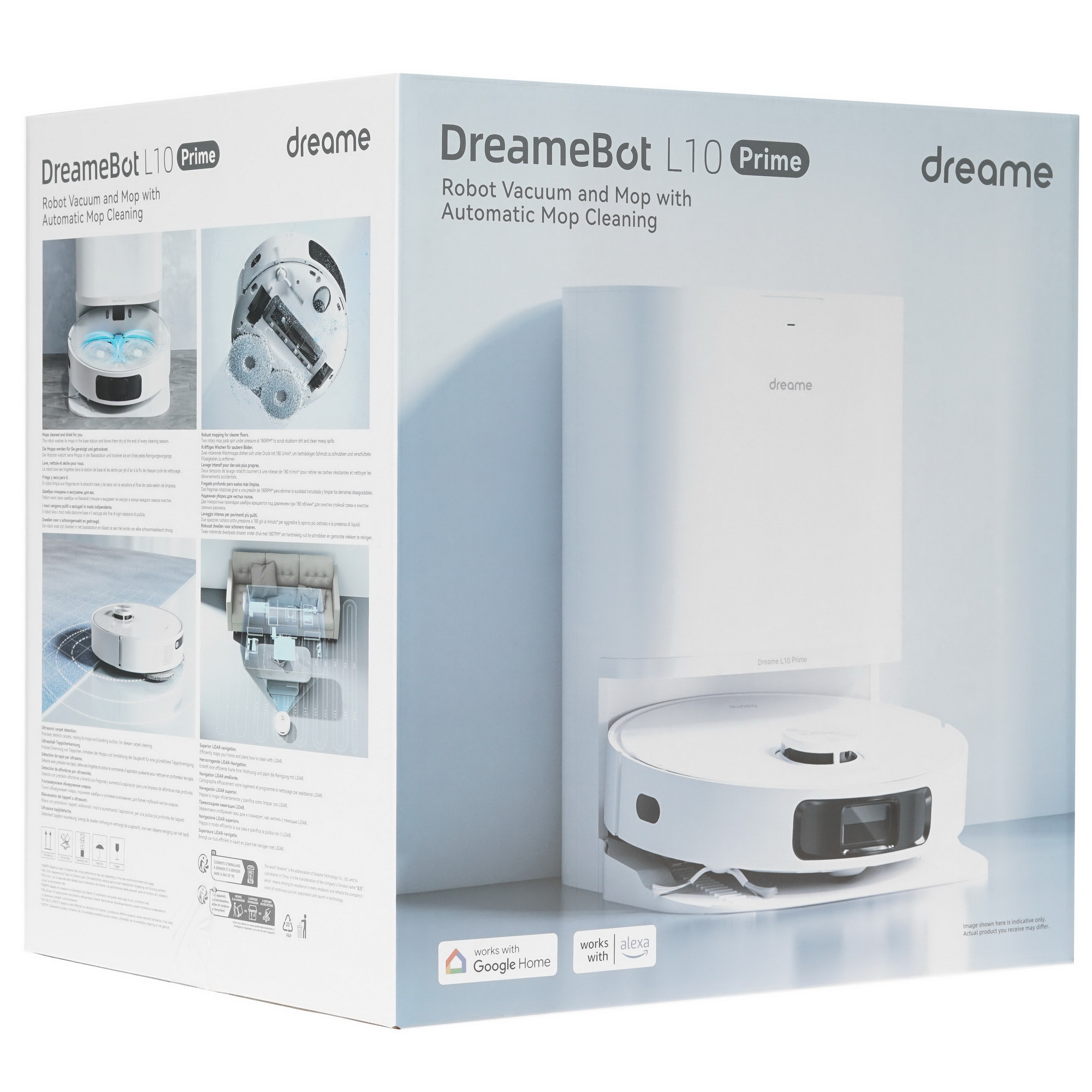 5415330 Робот-пылесос Dreame L10 Prime белый STDN-0090416 - Вид №11