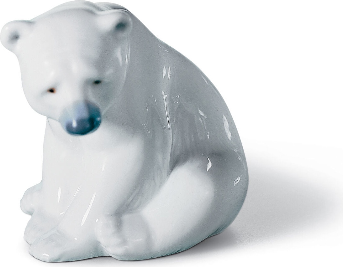 10668954 LLADRO Фигурка Lladro "Белый медведь III" 8x9см Фарфор Lladró 