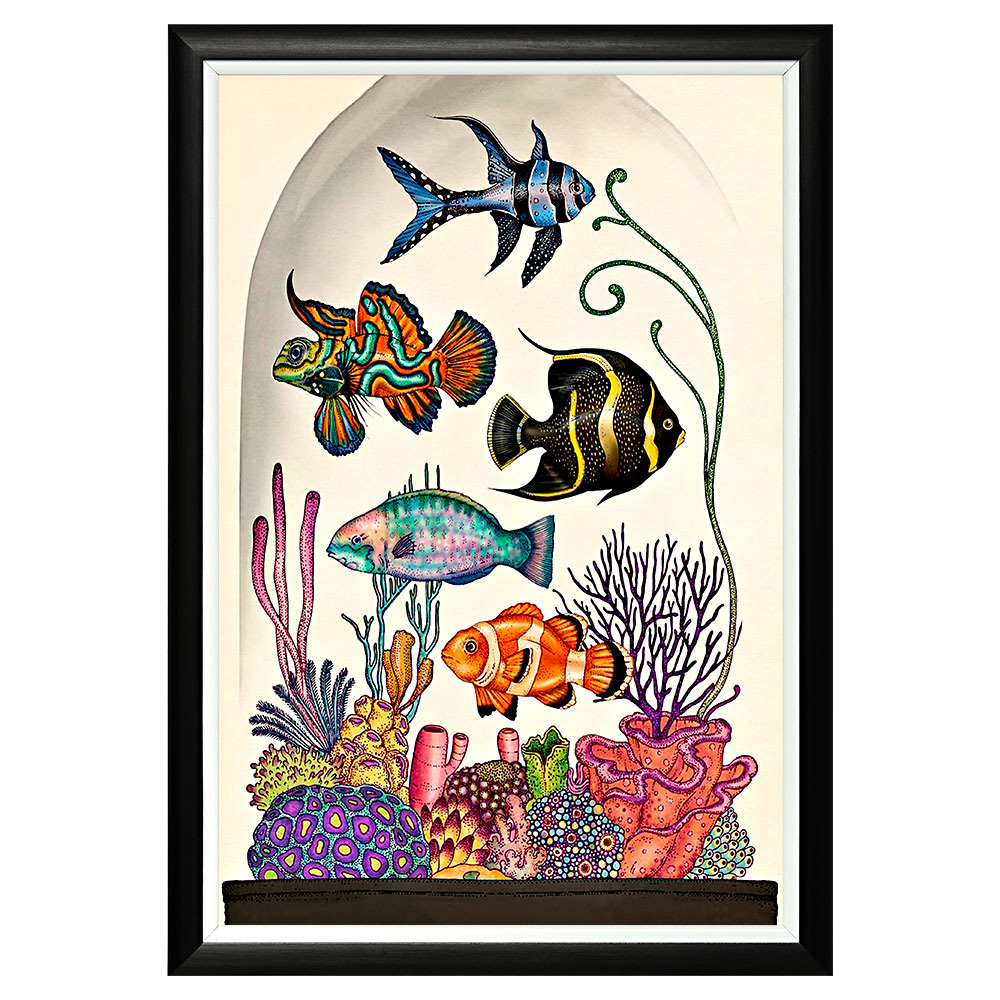 896518658_1818 Арт-постер "Микромир", версия Рыбы Object Desire 