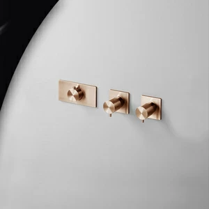 Термостат для душа AICO TER55R розовое золото