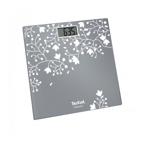 PP1140V0 Весы / электронные, 160 кг, серебряный с цветочным декором Tefal Santreyd  - Вид №1