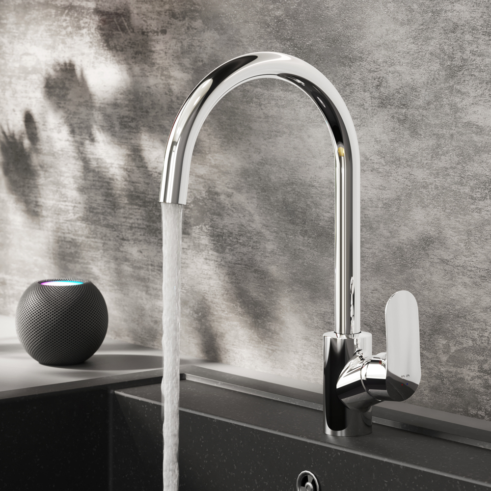 F8007100 смеситель для кухни хром шт. AM.PM Like - Вид №1