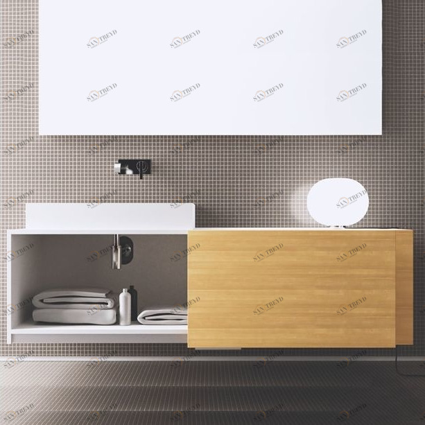 Moma Design Тумба подвесная с раздвижными дверками 1400 Emotion Slide 500 дуб распил S45026145TS