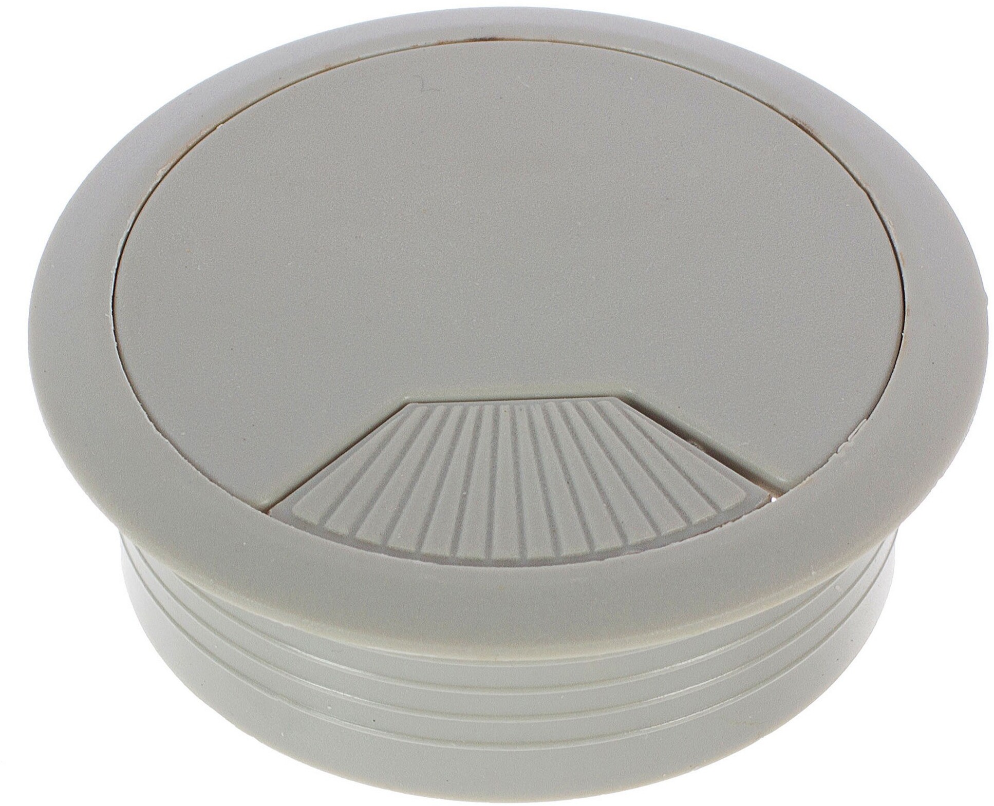 12596964 Заглушка кабель-канала d60 мм пластик цвет серый STLM-0002259 JET