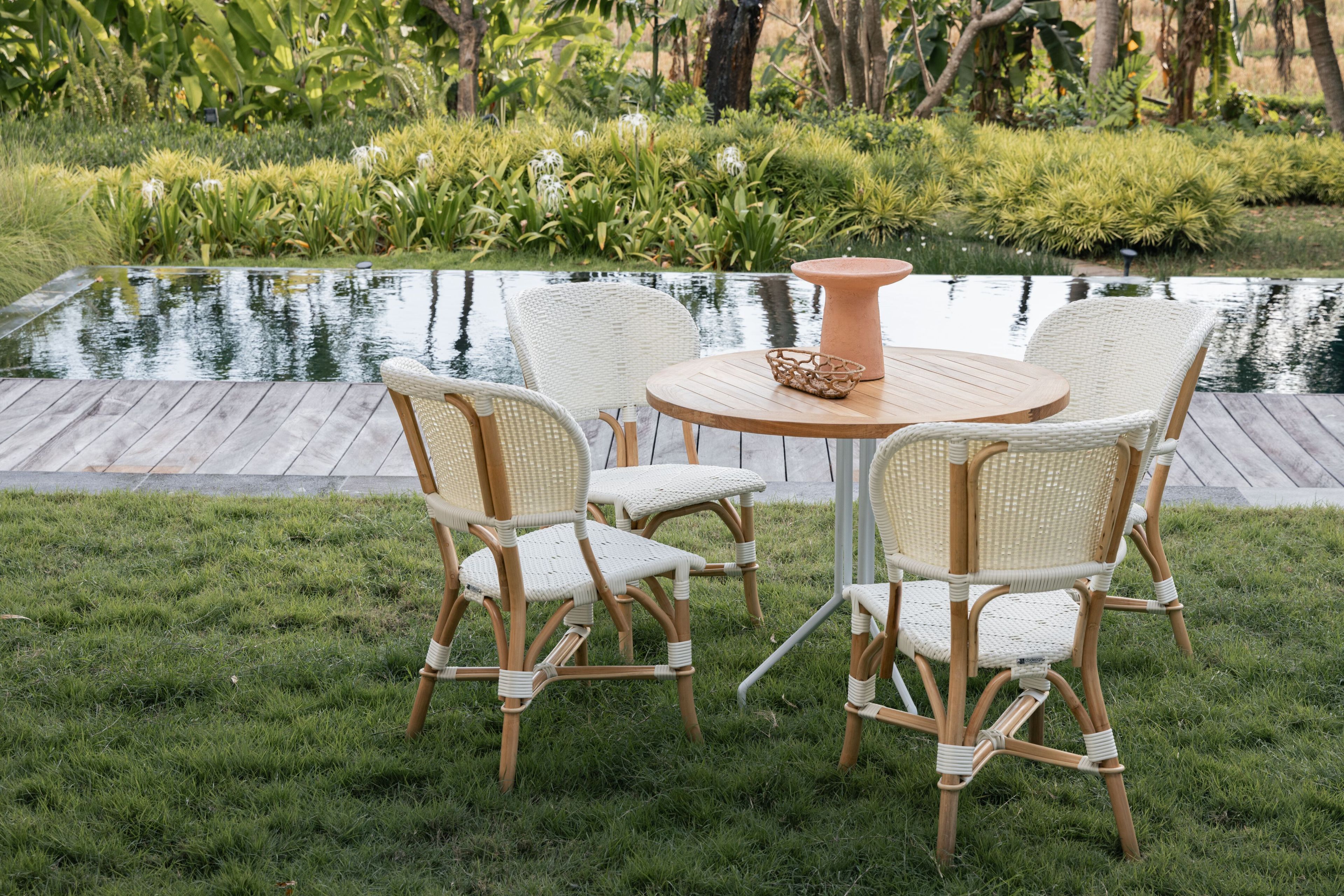 Ротанг сад стул с открытой спинкой cbdesign бистро ARCH-00150703 - Вид №32