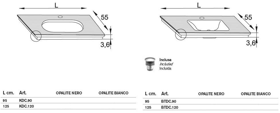 ARTELINEA Подвесной туалетный столик с ящиками, лакированный sun-id-1422794 - Вид №4
