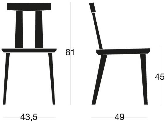 SIPA Деревянный стул Milano sun-id-1349740 - Вид №4