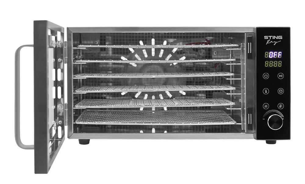 9162169 Сушилка для овощей и фруктов STINGRAY ST-FD709A черный STDN-0017587 - Вид №3