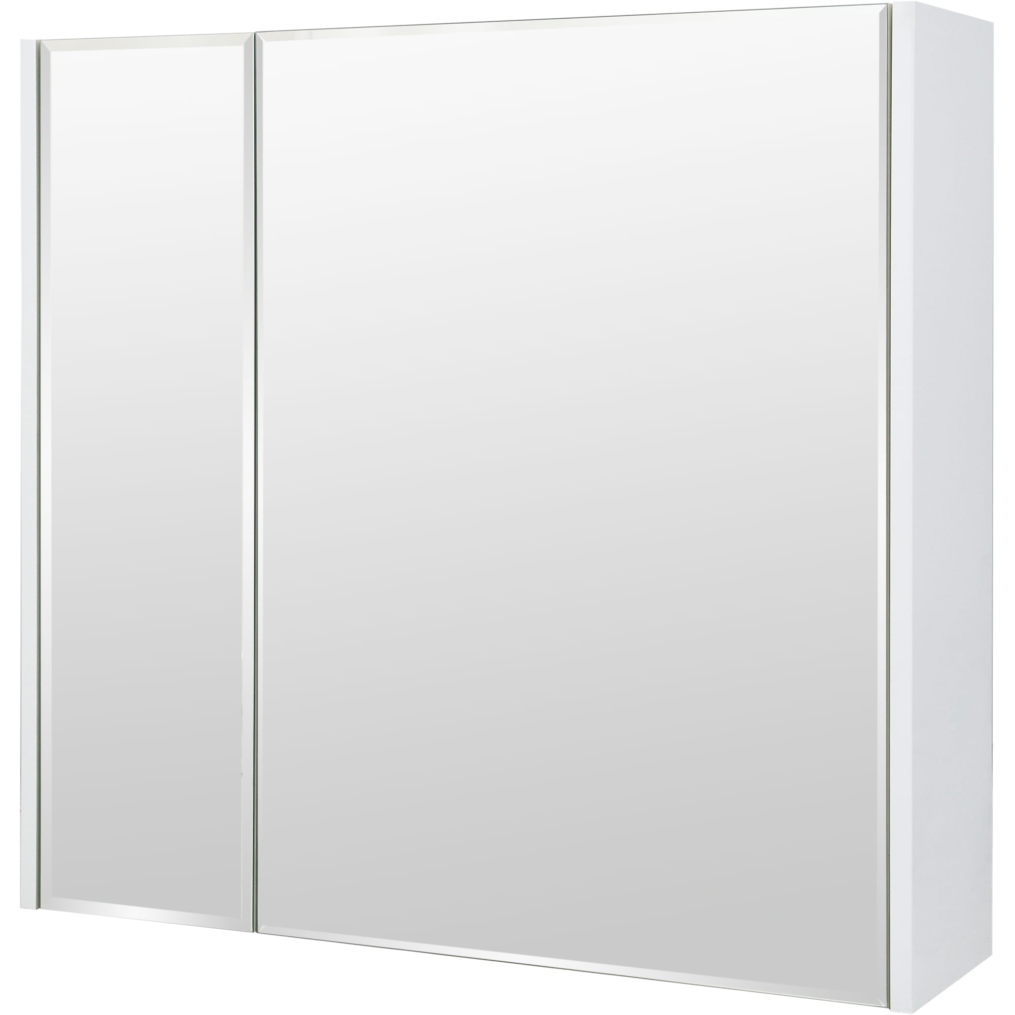 81981323 Шкаф зеркальный «», 80 см, цвет белый глянец Экко Santreyd  - Вид №1