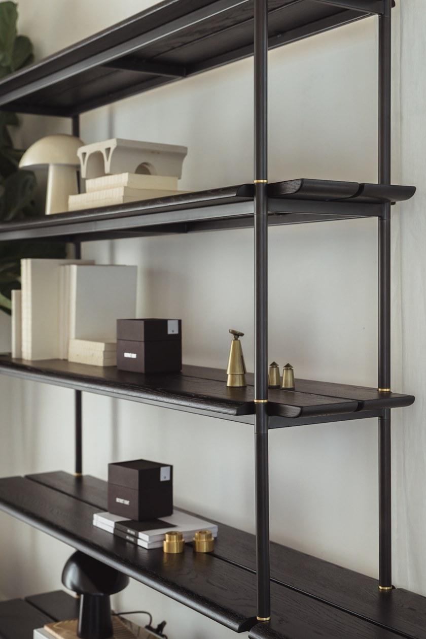 District Eight Скамейка из стали и дерева Stacking M234  - Вид №12