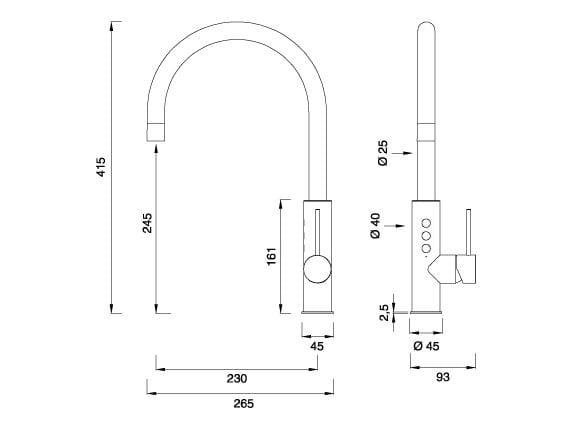 Смеситель для кухни / диспенсер для питьевой воды CEADESIGN ECO-DRINKING TAP WATER ARCH-00036225 - Вид №2