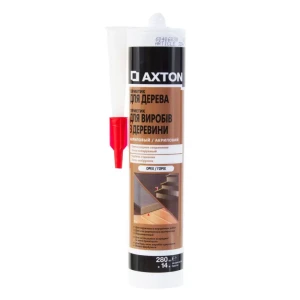 Герметик для дерева цвета орех Axton, 280 мл