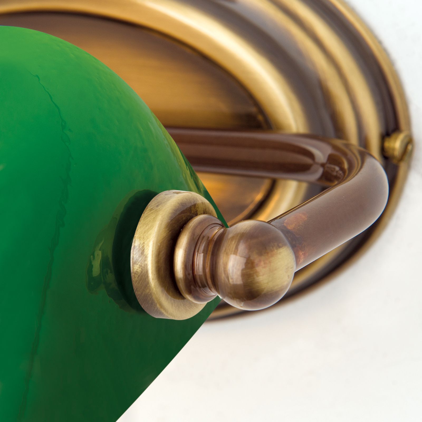 Регулируемая лампа для чтения из латуни и стекла Orion Harvard ARCH-00125513 - Вид №11