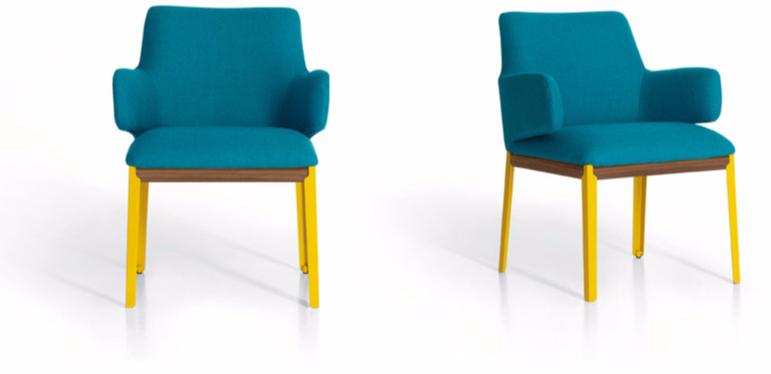 arflex Кресло из ткани с подлокотниками Hug sun-id-1396382 - Вид №1