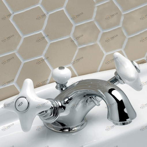 Смеситель для раковины UTWR710CR Devon Devon WHITE ROSE Devon&Devon