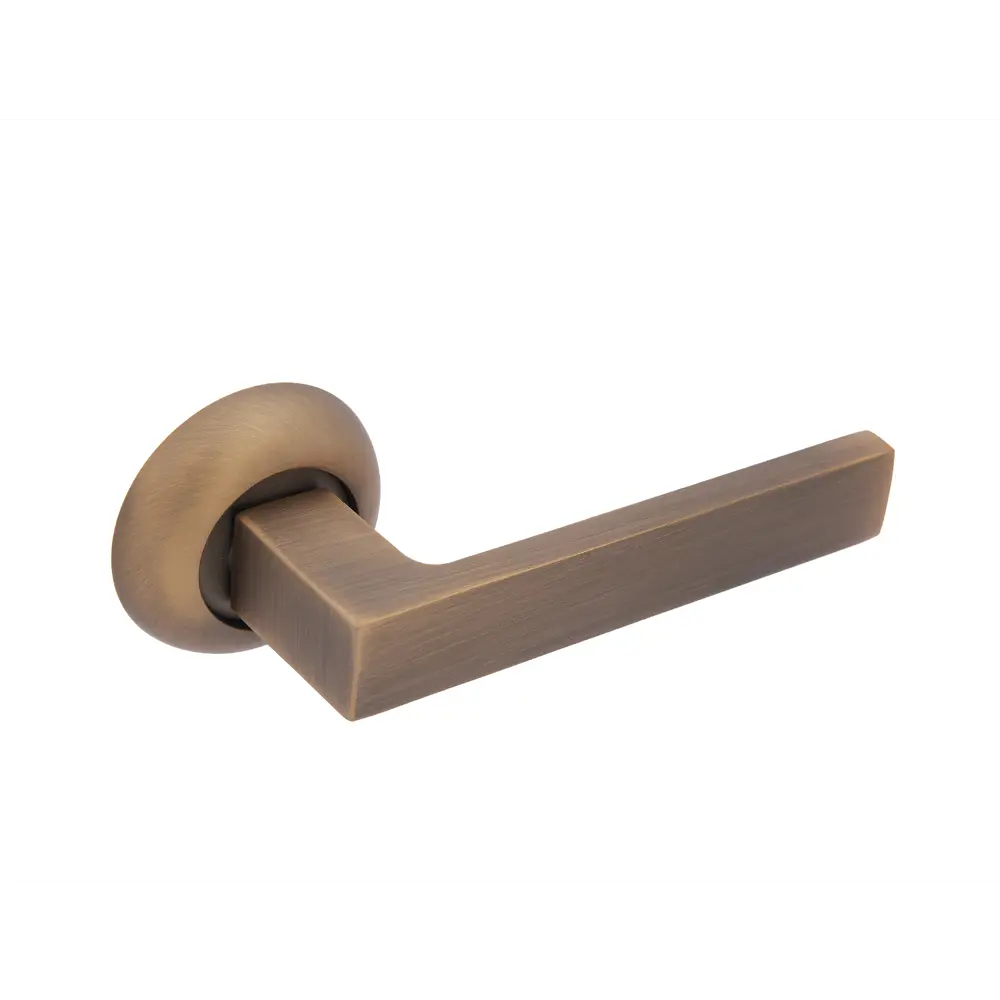 Дверные ручки Фабрика замков Ursula, без запирания, цвет кофе STLM-2077982