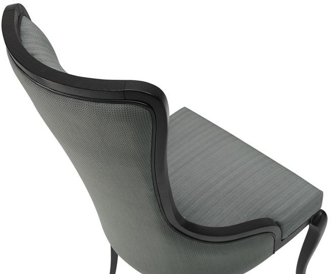 A.R. Arredamenti Мягкое кресло из ткани с высокой спинкой Dilan D10 - Вид №2