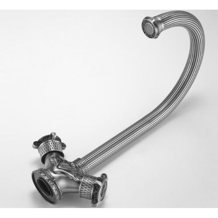 Zorg A 2005K-SL серебро Смеситель для кухни Zorg 320 х 194  - Вид №2