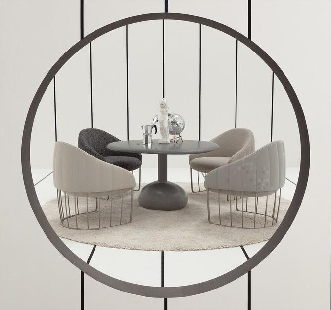 Sancal Круглый журнальный столик из композитного материала Vesper sun-id-1451351 - Вид №6