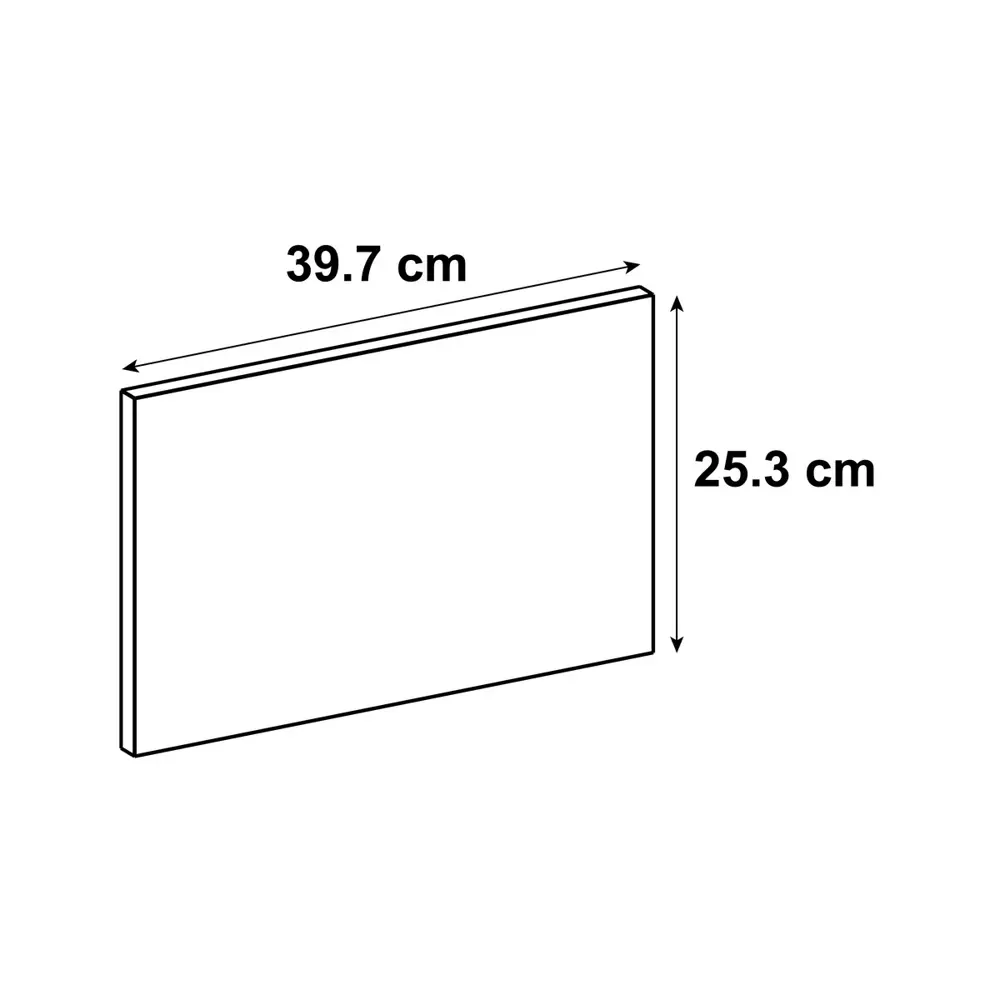 Дверь для ящика Delinia ID Аша 39.7x25.3 см ЛДСП цвет красный 82011063 STLM-2160695 - Вид №3