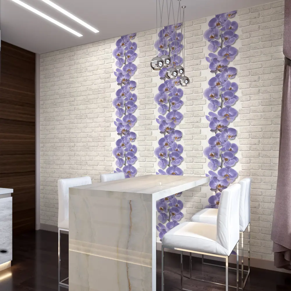 Обои виниловые Аспект Ру Орхидея фиолетовые 0.53 м 10107-46 STLM-2059266 - Вид №3