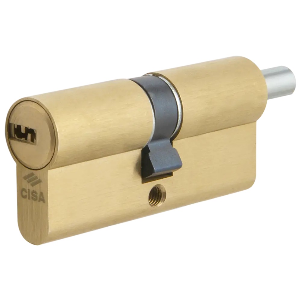 Цилиндр Cisa Astral ОА312-29.00, 40x10x40 мм, ключ/шток, цвет латунь, без вертушки STLM-2012386