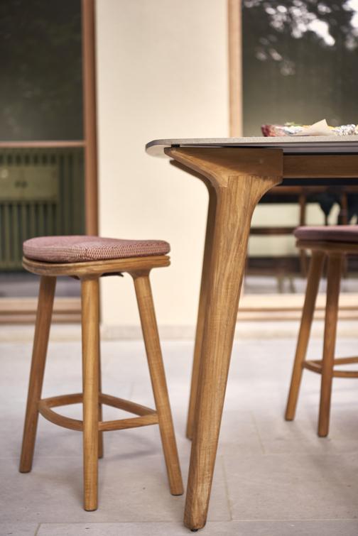 Стул 61 teak Manutti Solid MNST05 - Вид №10