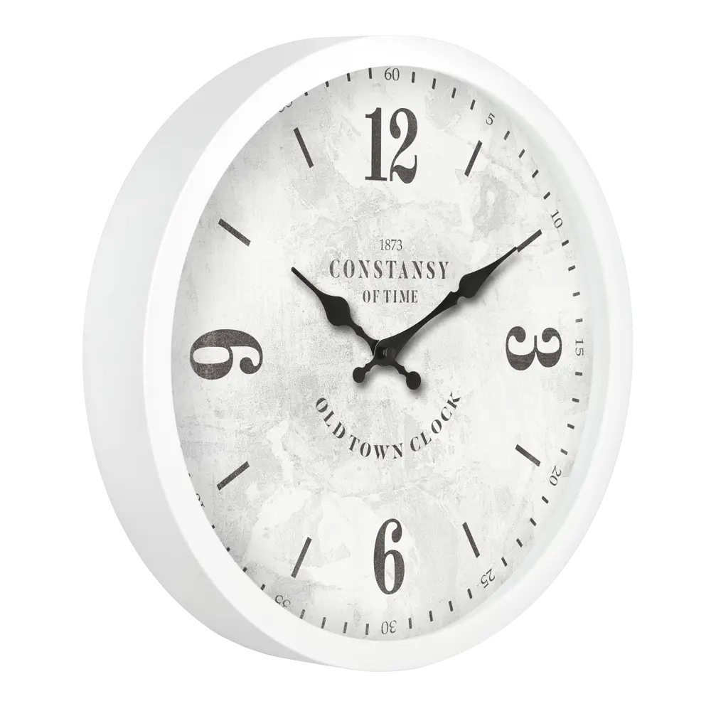 Часы настенные Troykatime Шарм круглые пластик цвет белый бесшумные ø30 см COUNTRY CHARM CORE STLM-2105458 - Вид №2