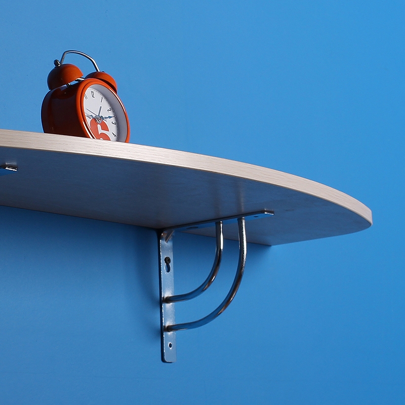 Полка фигурная , 800x250x16 мм, беленый дуб LJPS0413 Public Steel Россия  - Вид №3