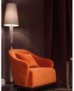 Turri Торшер из кожи Noir