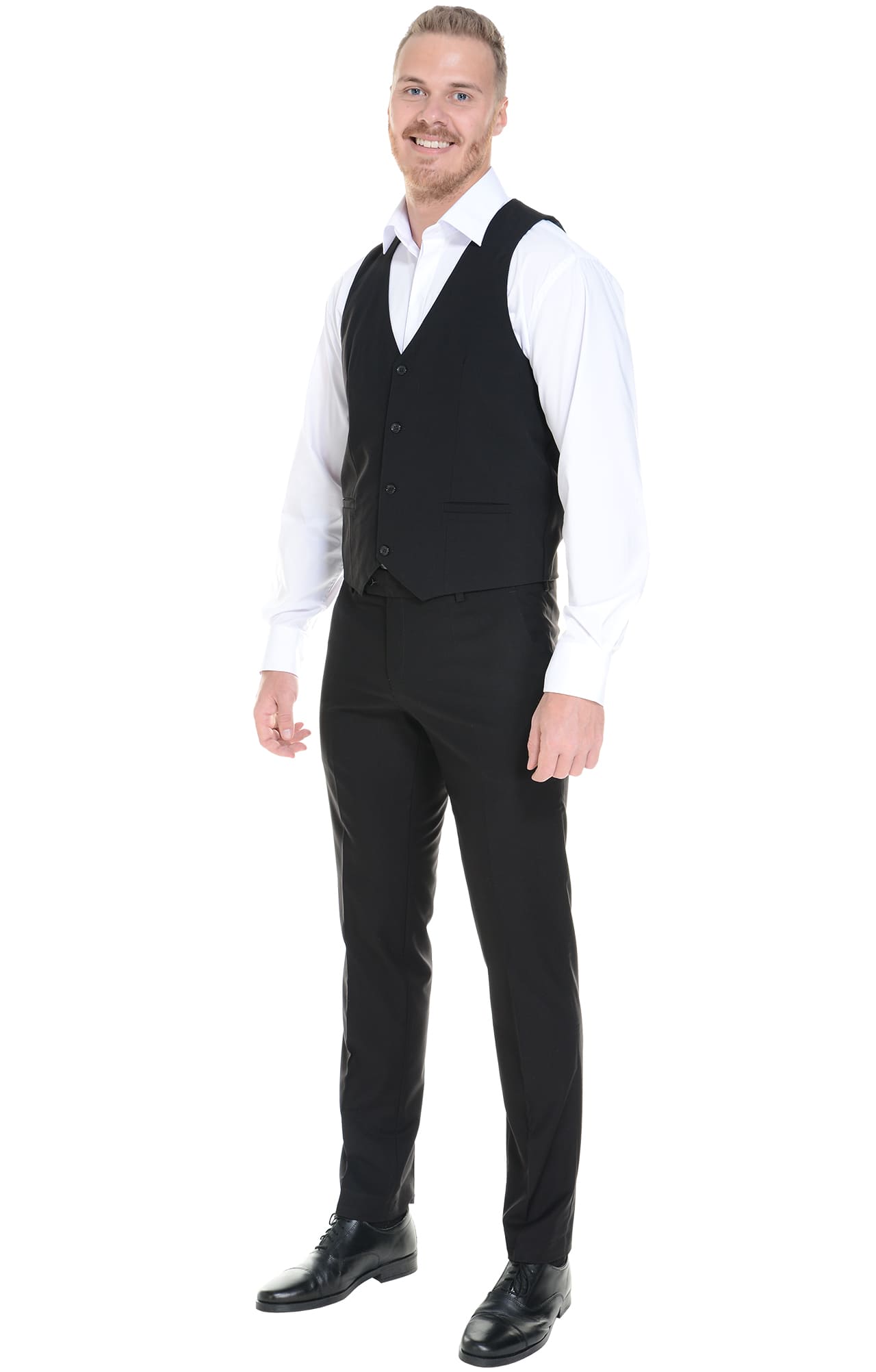 62867 Жилет  мужской BLACK El-Risto  Одежда для официантов  размер 50  - Вид №5