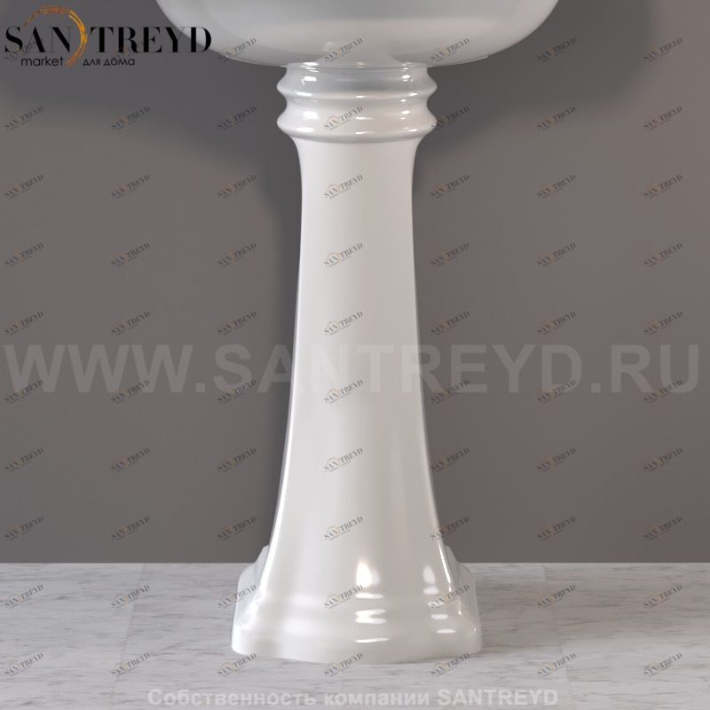 107001 Пьедестал под умывальники 55,69,73. Retro Kerasan