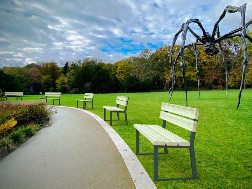 Lazzari Деревянная скамейка со спинкой Mediterraneo sun-id-1397192 - Вид №1